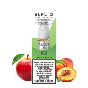 APPLE PEACH - Liquido Pronto 10ml - Elfliq by Elf Bar